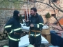 Požár ranče v Málkově 4/2015